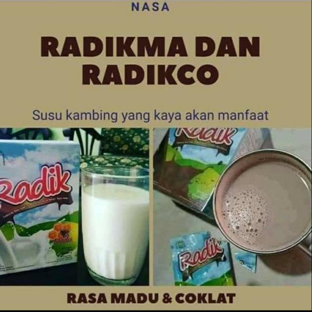 

Susu Radix (susu kambing etawa, susu kesehatan dan kecerdasan)