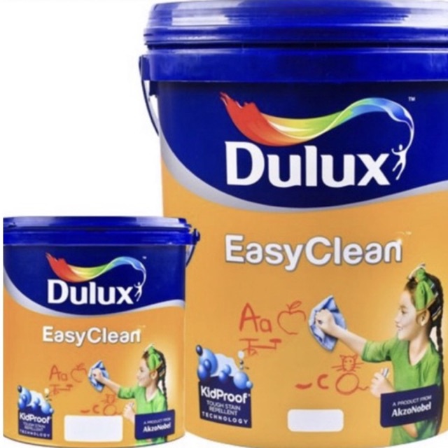 Cat Tembok Interior Anti Noda Dulux Easy Clean 20liter - 1501 White/ Mudah Dibersihkan Anti Noda / Khusus Cargo