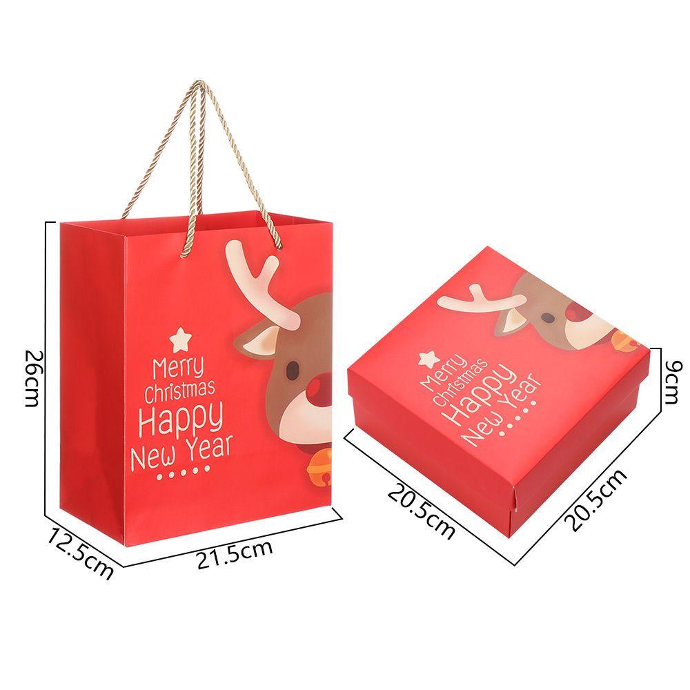 R-flower Xmas Handbags New Year Holiday Natal Dekorasi Perlengkapan Pesta Pembungkus Kado