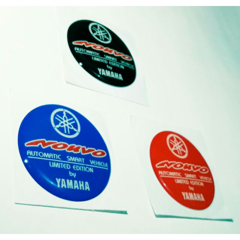 Emblem Stiker Tameng Nouvo Logo Yamaha Bodi Depan Nouvo