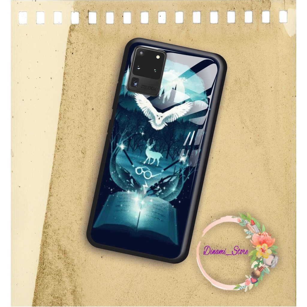 back case glass fantasi Oppo A3s A1k A5 A9 2020 A7 F9 A5s A31 A52 a53 A92 A37 A57 A59 DST1188