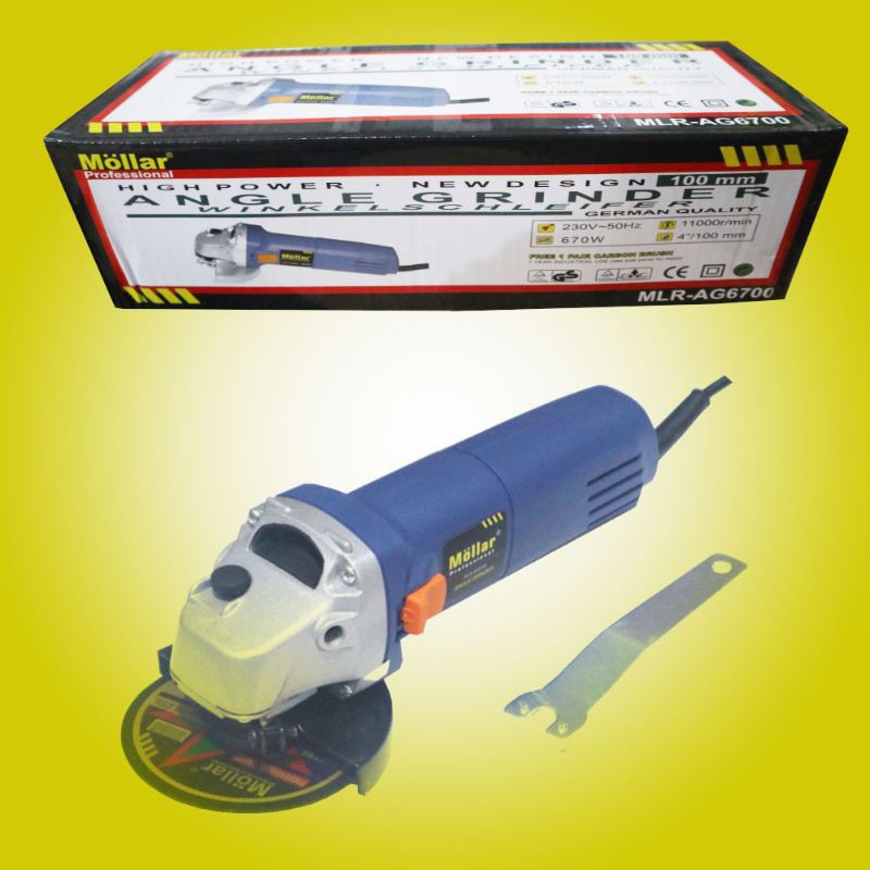 Mollar AG6700 Mesin Gerinda Listrik Gurinda Tangan - Mesin Slepan Mollar