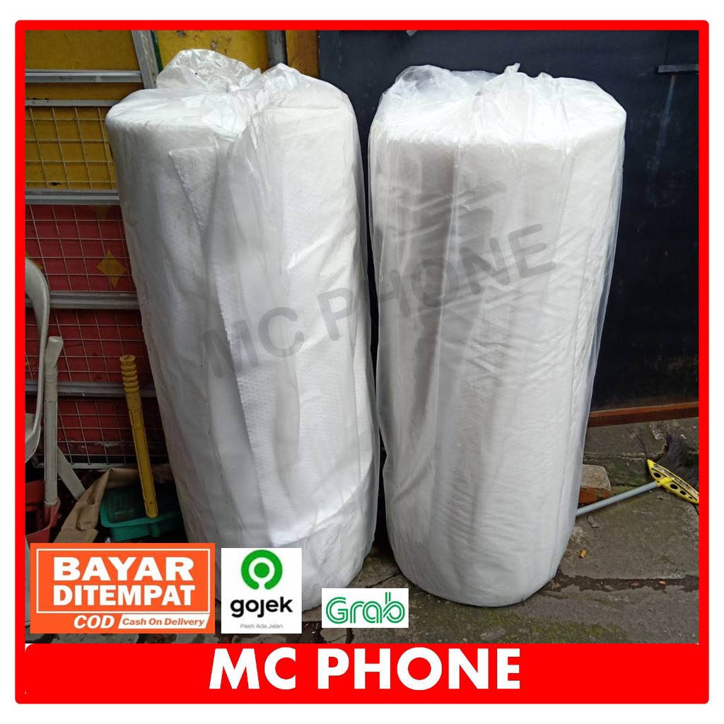 Bubble Wrap Roll 125cm x 50m Putih Susu Tebal Berat 3kg