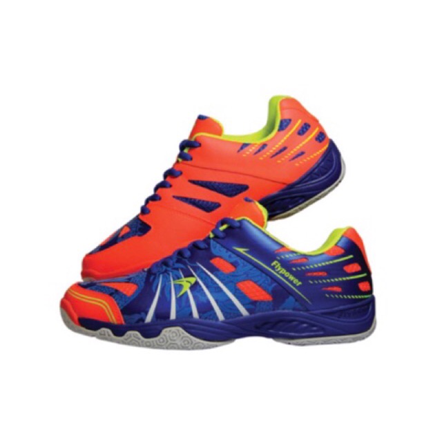 Sepatu Badminton Flypower White Control