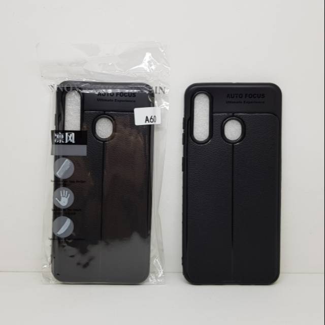 Auto Focus Samsung A60 6.3 inchi Leather Soft Case Samsung Galaxy A606 Auto Fokus Samsung A6060