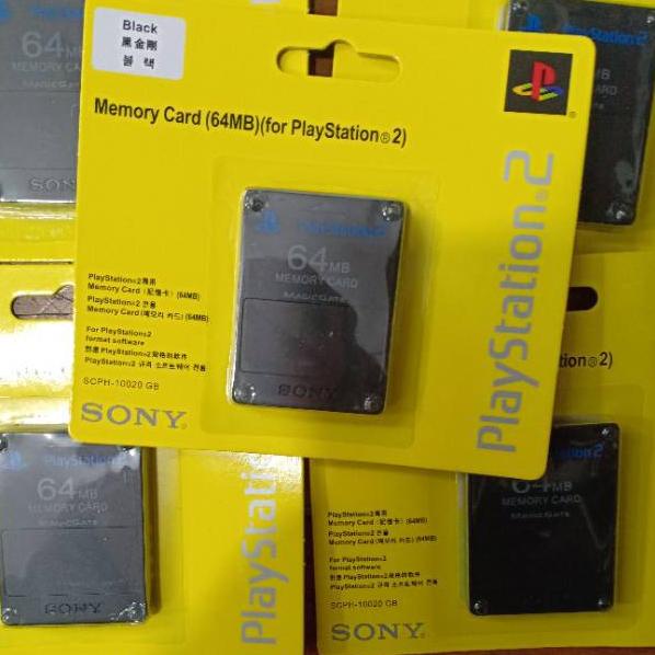 Grosir Merakyat MEMORY CARD / MC PS 2 64 MB HITAM