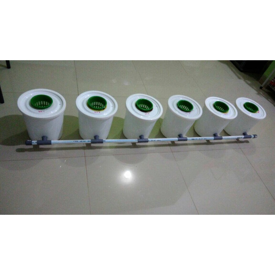 Paket Lengkap Wick/Sumbu Hidroponik 8ltr foodgrade bukan NFT Fertigasi
