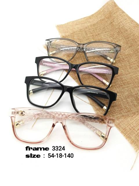 Frame Kacamata Wanita Elegant, Kaca mata Terbaru, Kacamata Minus, Kacamata Anti Radiasi ( CRMC )