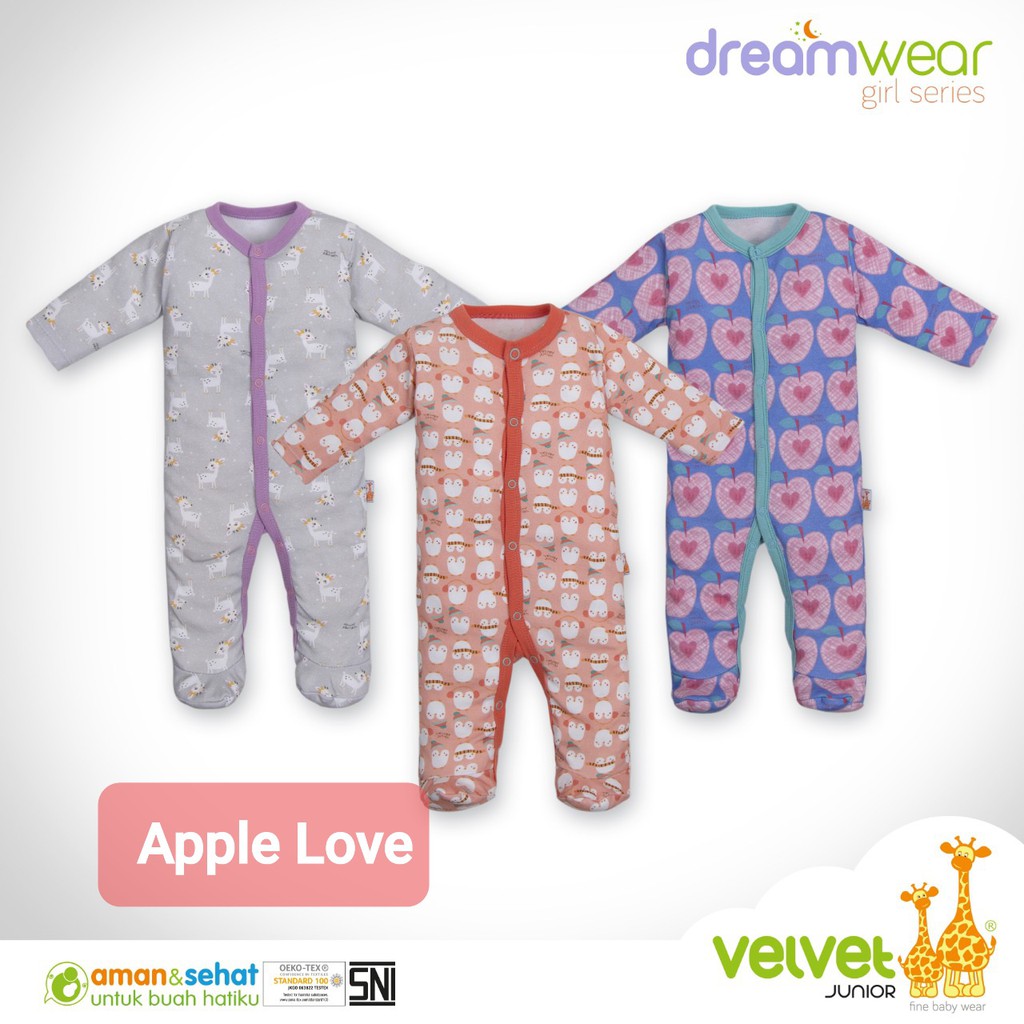 Velvet Junior Dreamwear Jumper Tutup Kaki