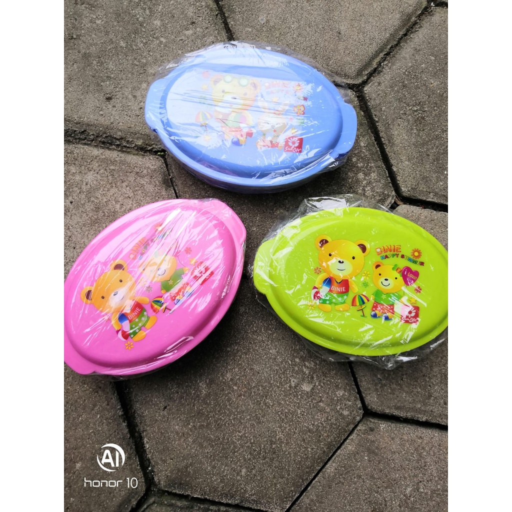 Lunch box/Tempat makan anak untuk bekal /souvenir ulang tahun merek Sunlife plastik