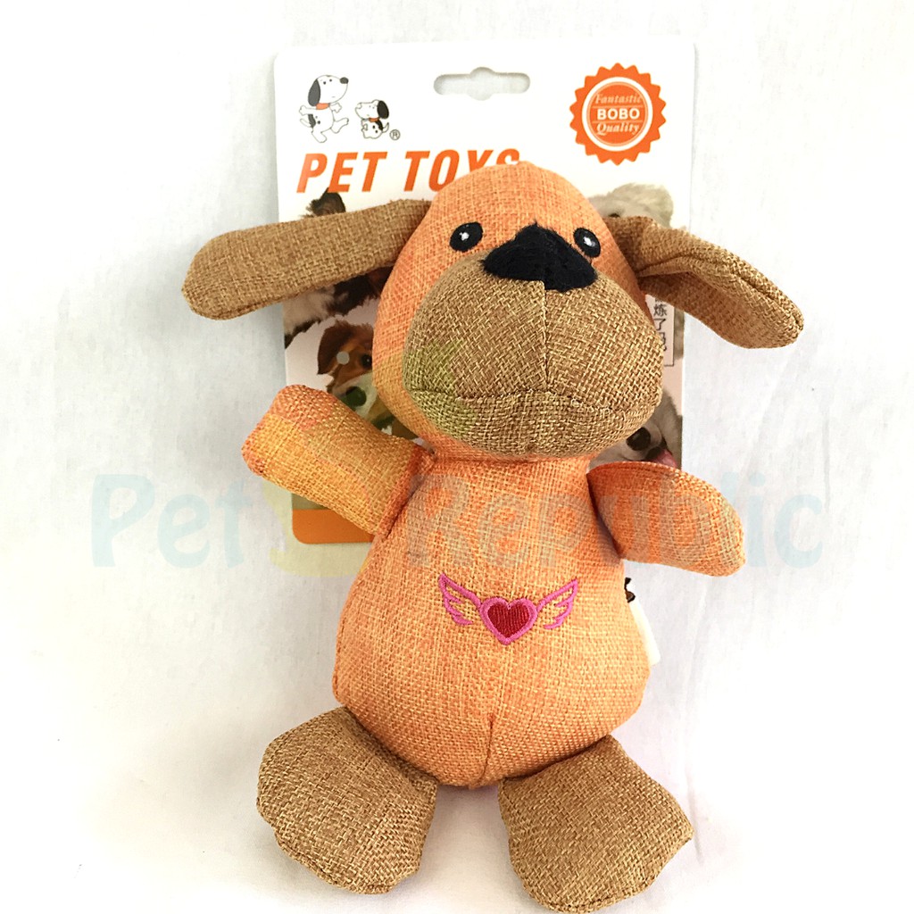 

BOBO Mainan Anjing BO4223 Dog Plush Toy With Squeaker