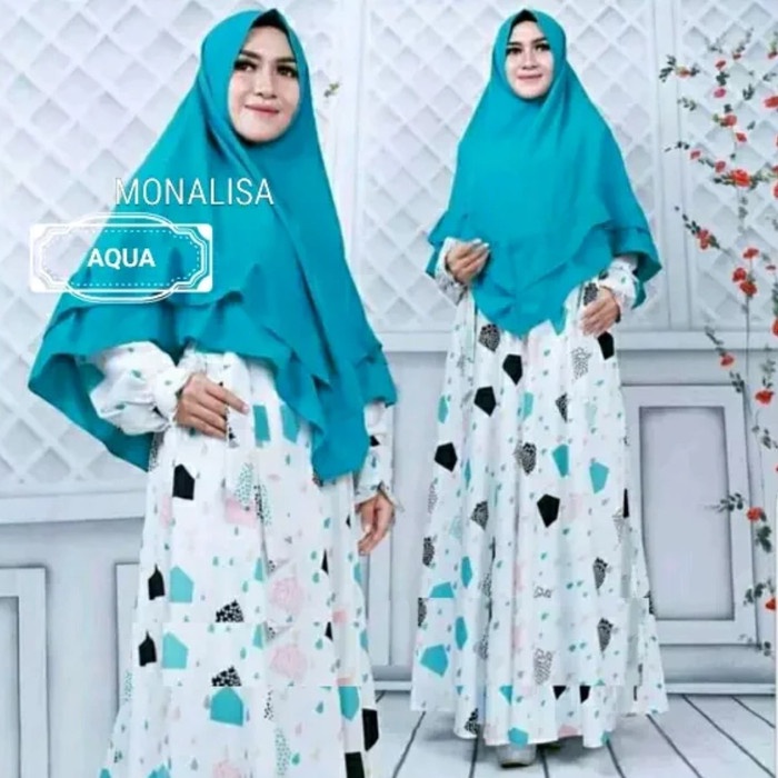 Baju Wanita Busui Modern Muslim Gamis Dewasa Jumbo U7O7 Syar'i Baju Kondangan Rayon Baju Dress Fashi