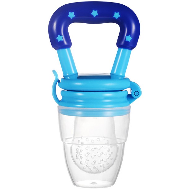 OSM JKT B5017 Empeng Buah Bayi / Dot Buah Bayi / Fresh Fruit Feeder / Gigitan Mpasi / Fruit Pacifier-Biru