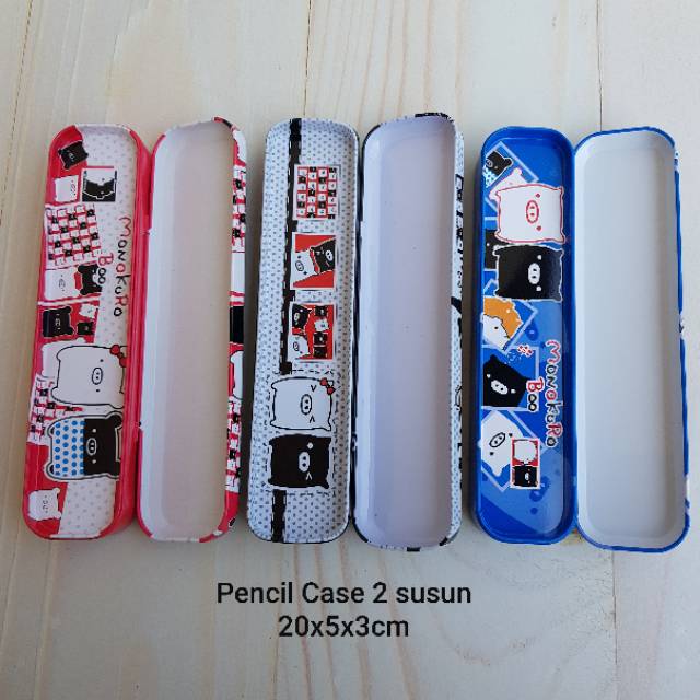 SALE! KOTAK TEMPAT PENSIL / PENCIL CASE KALENG 2 SUSUN