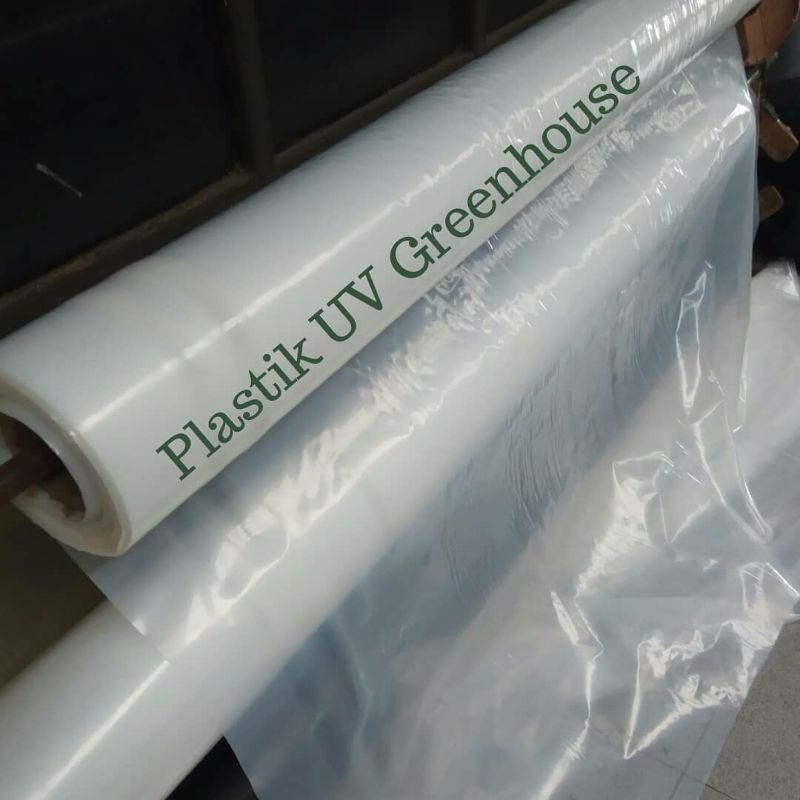 PROMO!!! PLASTIK TEBAL  PLASTIK COR BENING PE LEBAR 2 METER - Meteran plastik kolam lele plastik UV