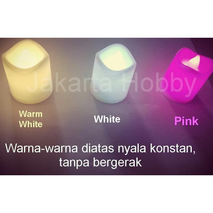 Lilin Elektrik Lilin Electric Candle portable LED Lampu hias Lampu Natal