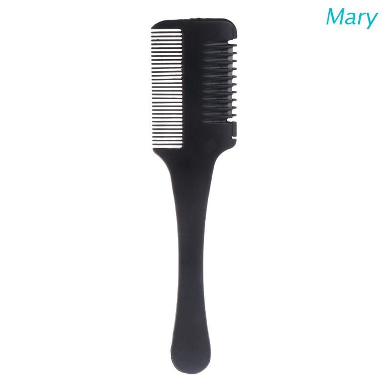 Mary Sisir Pisau Cukur Gagang Hitam Untuk Menipiskan Rambut DIY