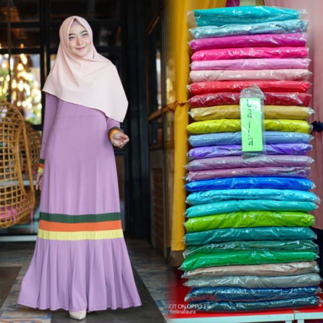 GAMIS JERSEY LAILA  By Habibie collection
