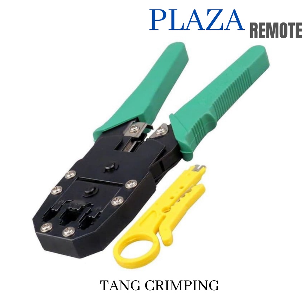 TANG Crimping Tool Triple (RJ-45 + RJ-11 + Cutter)