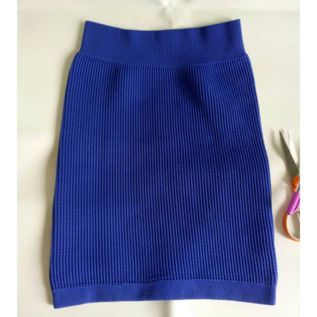 SEKEN (rok sempit Blue)free size