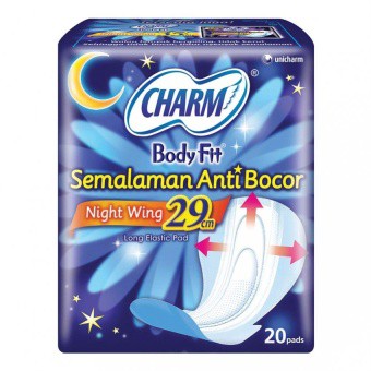 Pembalut Charm Night Wing 29Cm 20'S Dan 30'S / Toko Makmur Online