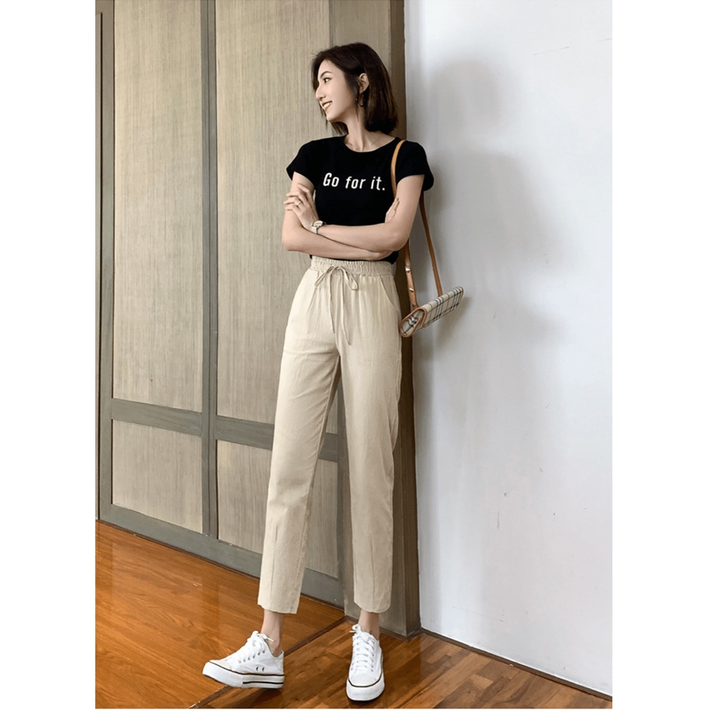 Dream Celana Panjang Wanita Import Women Trousers Highwaist Fashion Korea