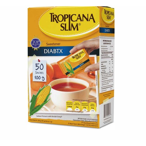 

TROPICANA SLIM Diabetx 50 X 2gr
