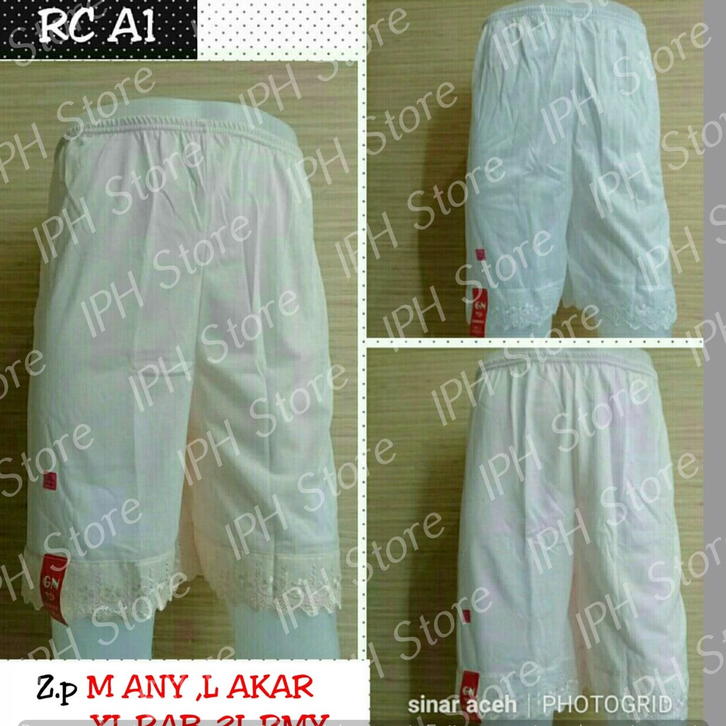 Rok Celana / Celana Kulot Wanita Yutind RC A1 (Model Celana, Bahan Full Katun)