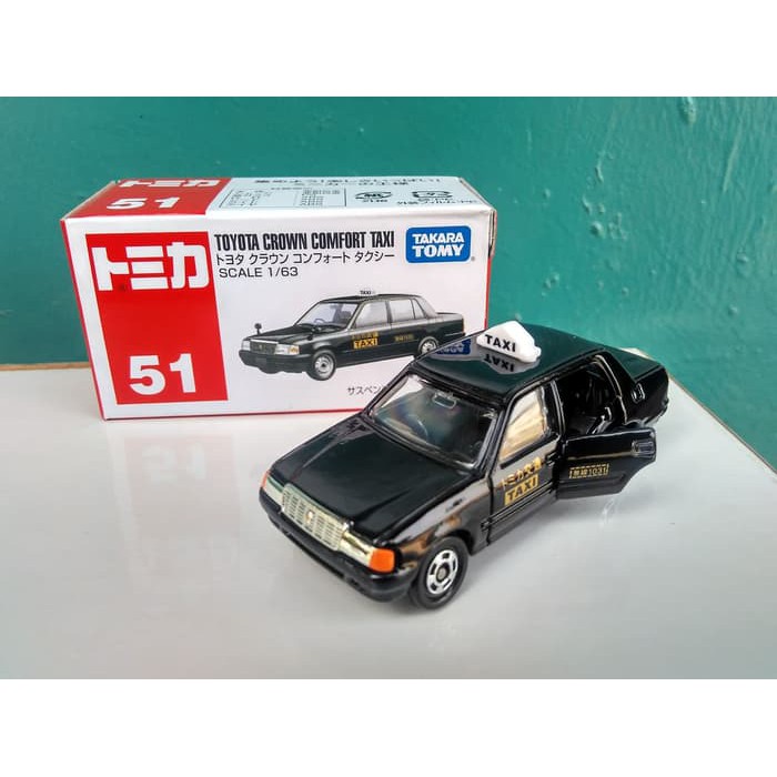 Tomica No 51 Toyota Crown Taxi Miniatur Mobil Replika Diecast Takara Tomy Reguler Replika Termurah