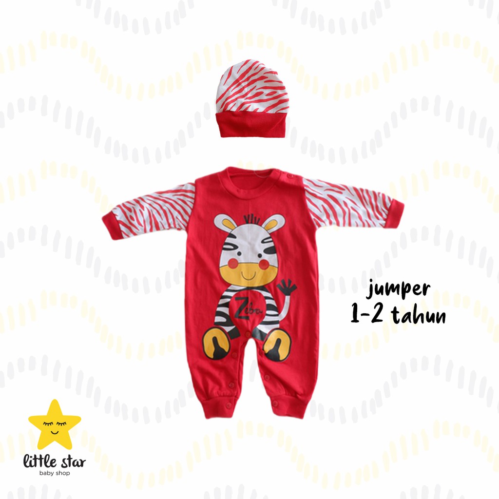 Setelan Jumper Topi Anak Bayi Cowok