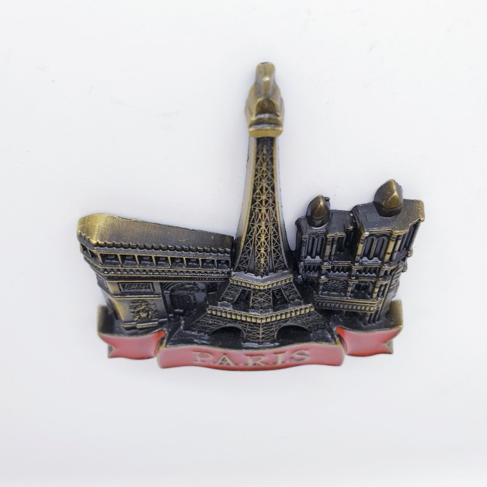 3D LOGAM Souvenir Negara magnet Kulkas Tempelan Paris big Eiffel Tower