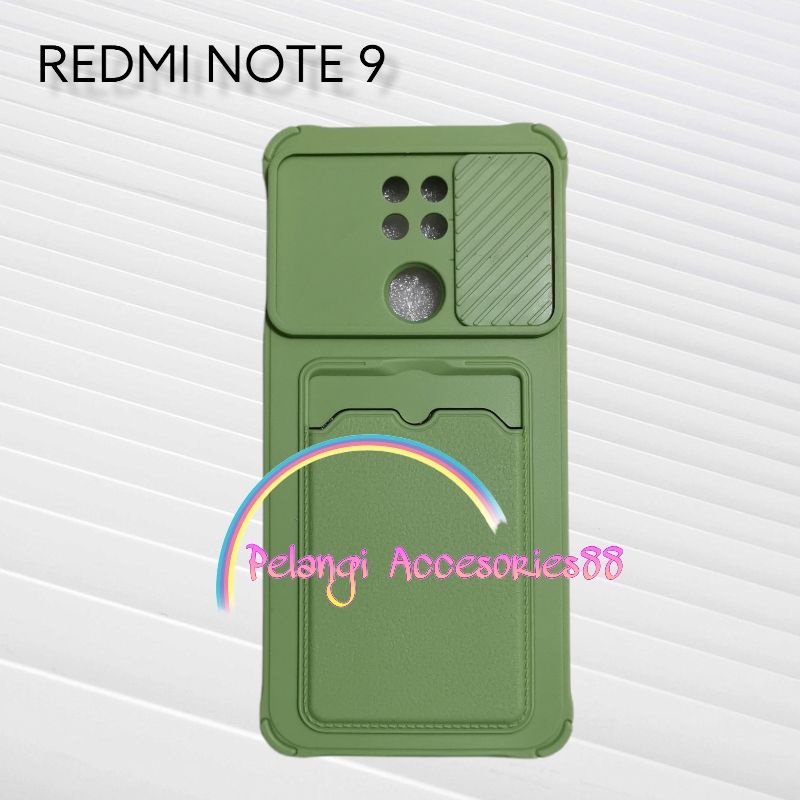 CASE REDMI NOTE 9 CASE SOFTCASE SLEDING WARNA WARNI