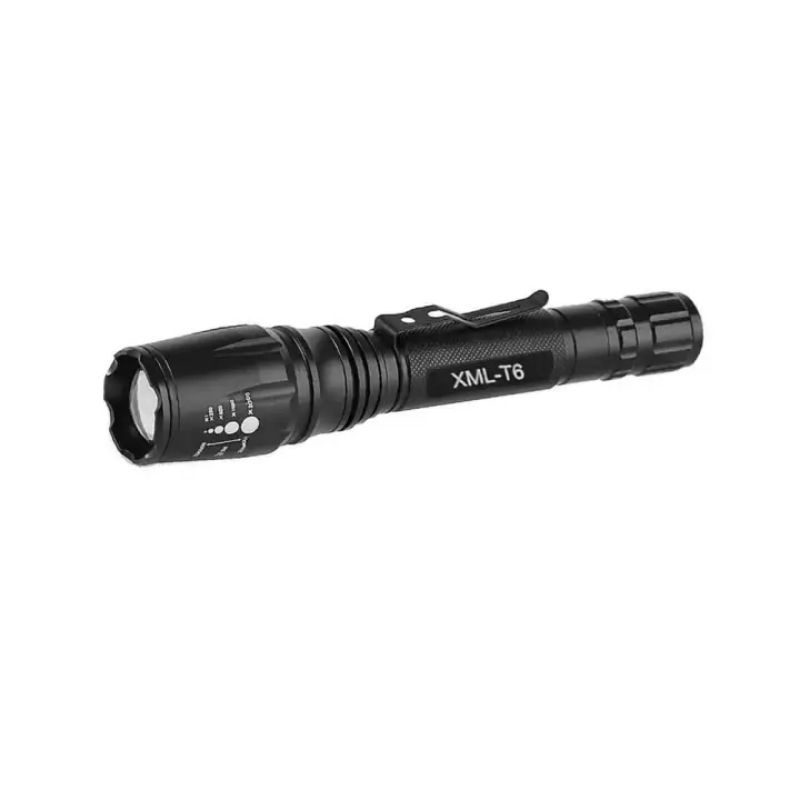 SENTER LED CREE XML T6 X8 3800 Lumens 2 BATERAI DAN CHARGER SUPER TERANG JARAK JAUH ZOOM IN OUT