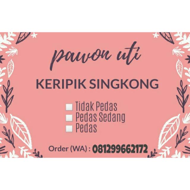 

Keripik Singkong PAWON UTI | kripik singkong