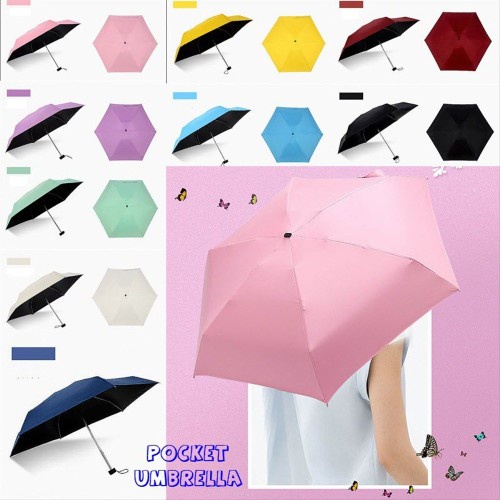 IKILOSHOP Mini Pocket Umbrella Payung Lipat Motif