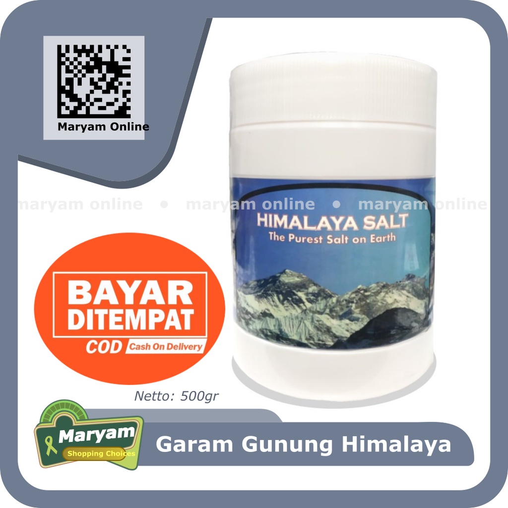 

Garam Gunung Himalaya 500 gram Murni Asli Tanpa Campuran