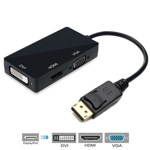 Adapter Converter DisplayPort to HDMI VGA DVI