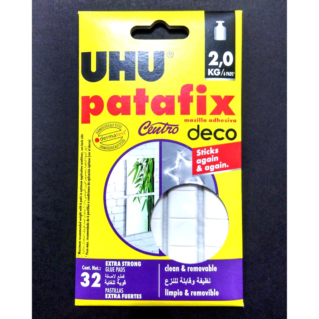 

UHU Patafix Deco 32 White Tack It Glue Pads Lem Pad Tackit