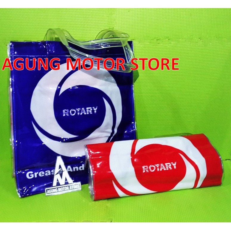 

Goody Bag Waterproof, Tas belanja Anti Air Rotary Blue&Red