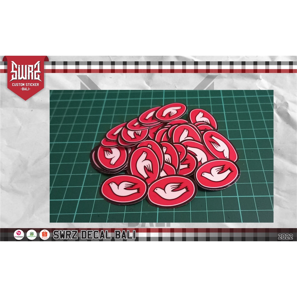 STIKER FORK LOGO COLUMBUS STICKER DECAL