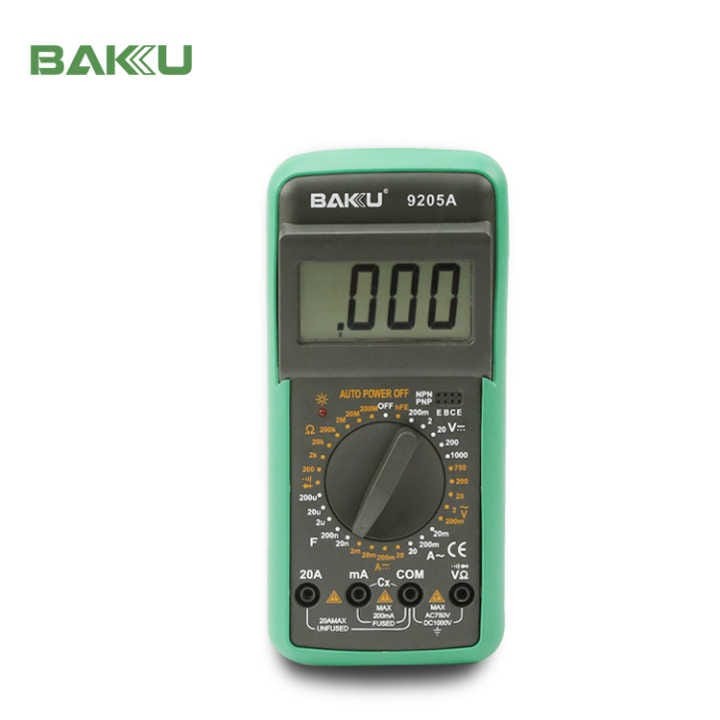 MULTITESTER DIGITAL BAKU BK-9205A / AVOMETER DIGITAL BAKU BK-9205A