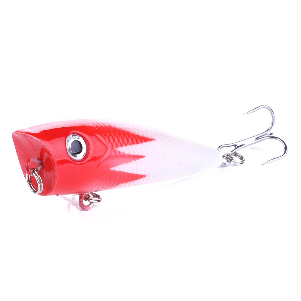 HENGJIA 1Pcs Floating Fishing Lure 60mm/6.3g Popper Bait Wobbler Swimbait Bait Trolling Bait