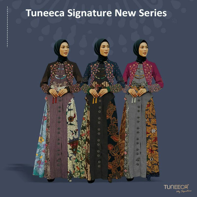 Tuneeca Signature New Series Gamis Batik Wanita