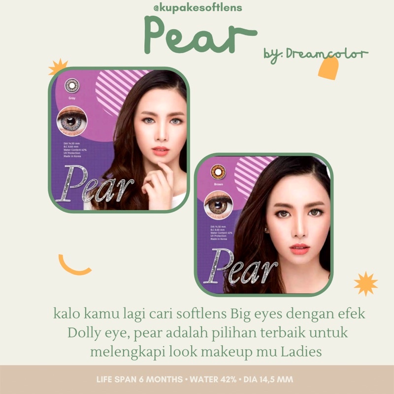 KUPAKESOFTLENS Pears Glamour Softlens By Dreamcolor