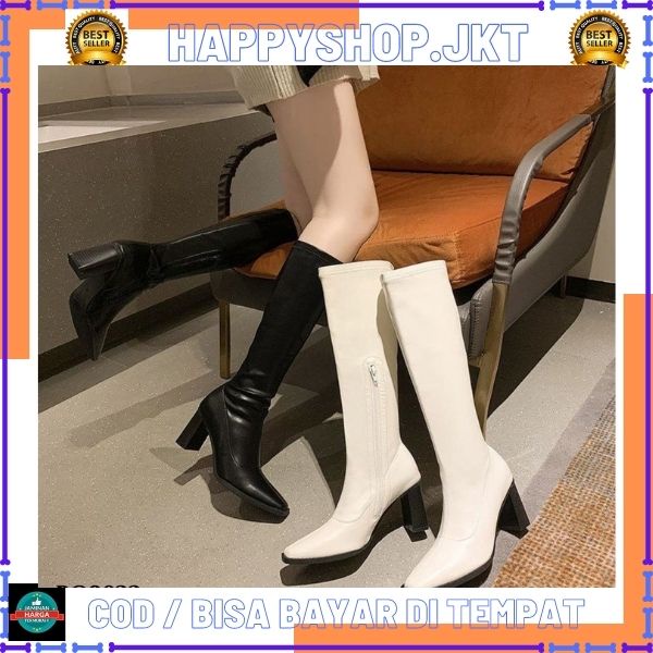 HS / Sepatu Boots Long Heels Wanita Fashion 240