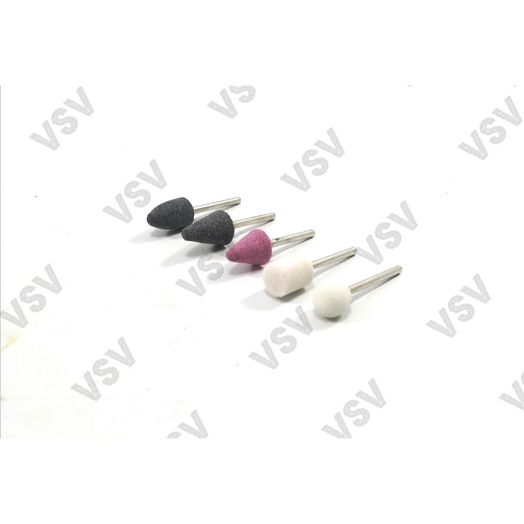 Benz Batu Gagang 3mm Set 5pc Mounted Stones 5pcs 3mm Shank