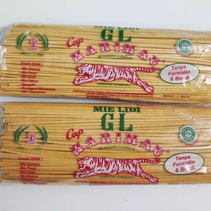 

Mie lidi harimau 1kg