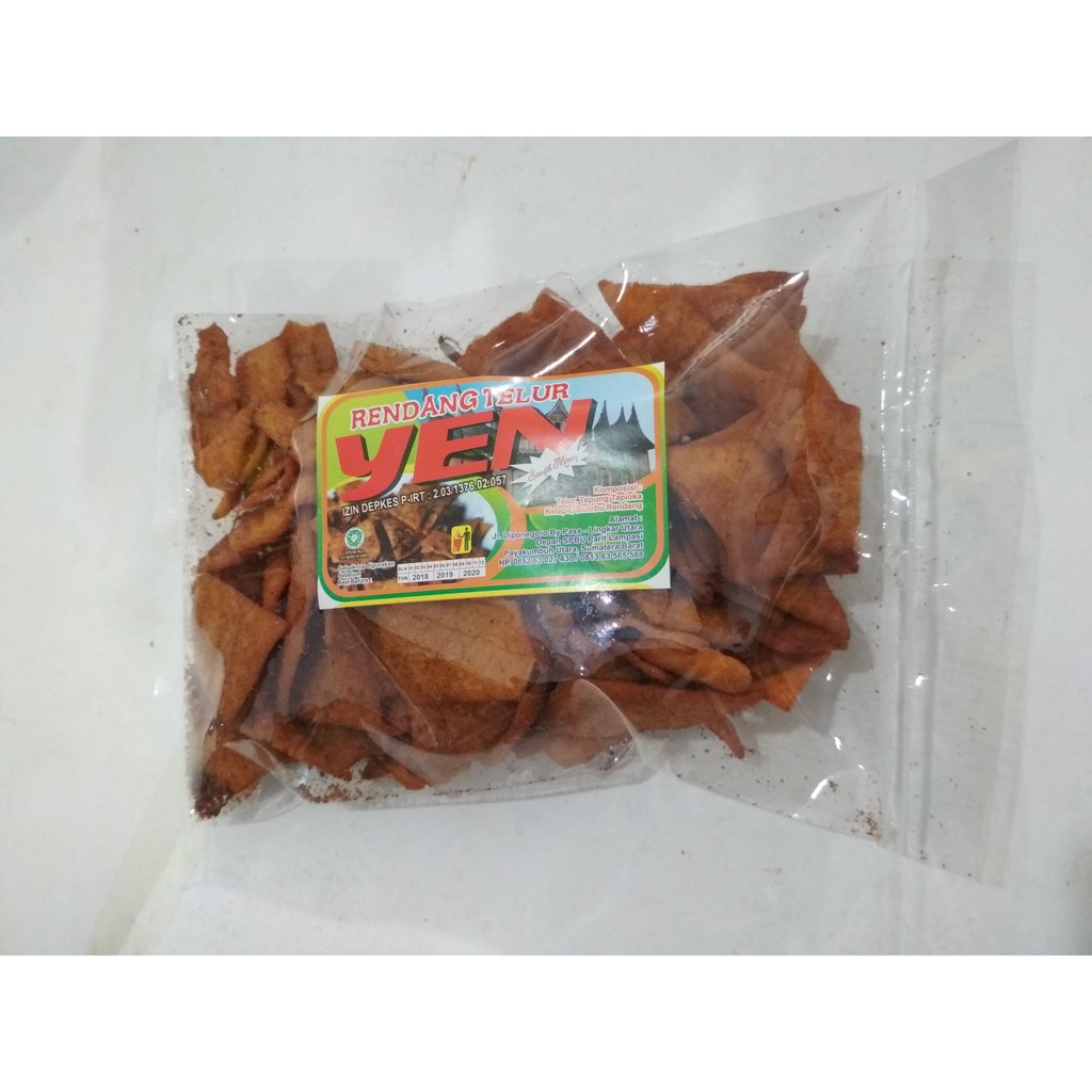 

Rendang Telur 200 gram - Asli Padang