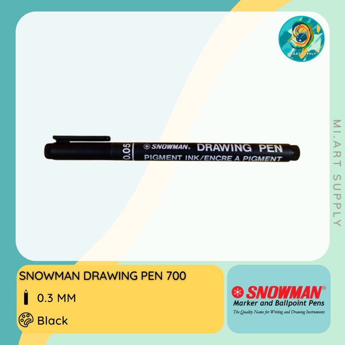 

Drawing Pen SNOWMAN 700 Calligraphy / Hitam