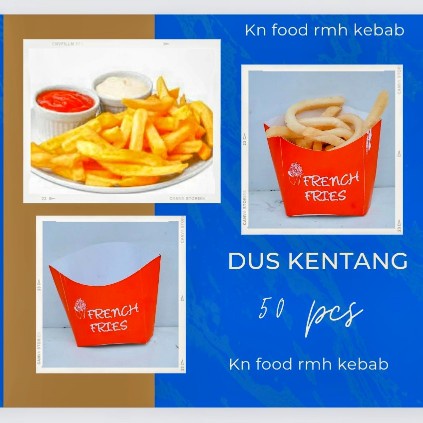 

BOX FRENCH FRIES KECIL 50 PCS